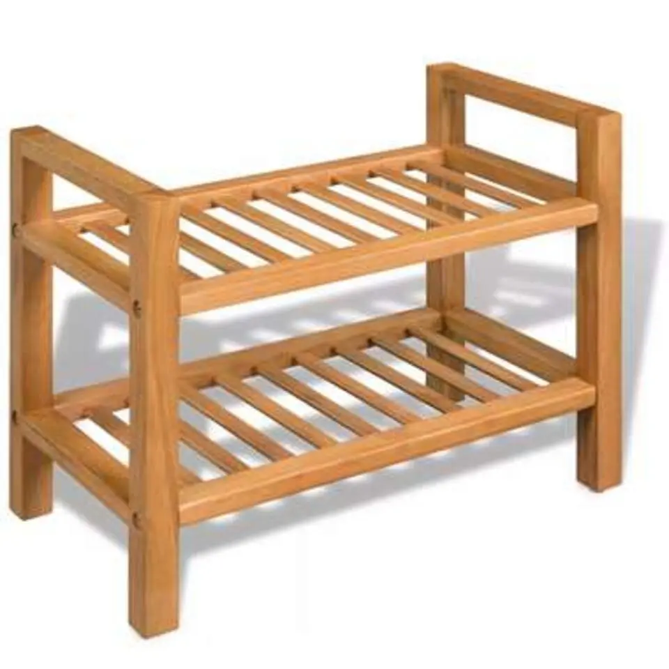 vidaXL - Schoenrek - Bruin - Hout