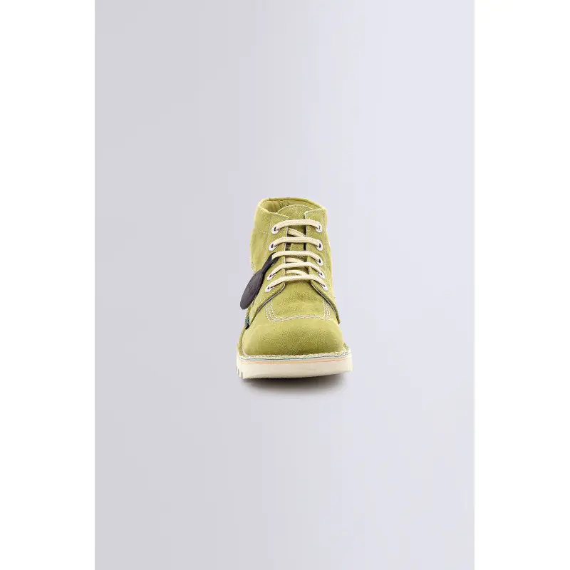 KICK HI KAKI BOTTINES Textile Homme