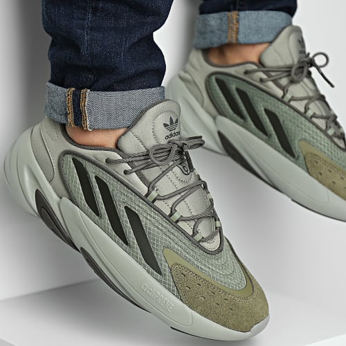 Baskets Ozelia IE2003 Silver Pebble Shadow Olive Focus Olive