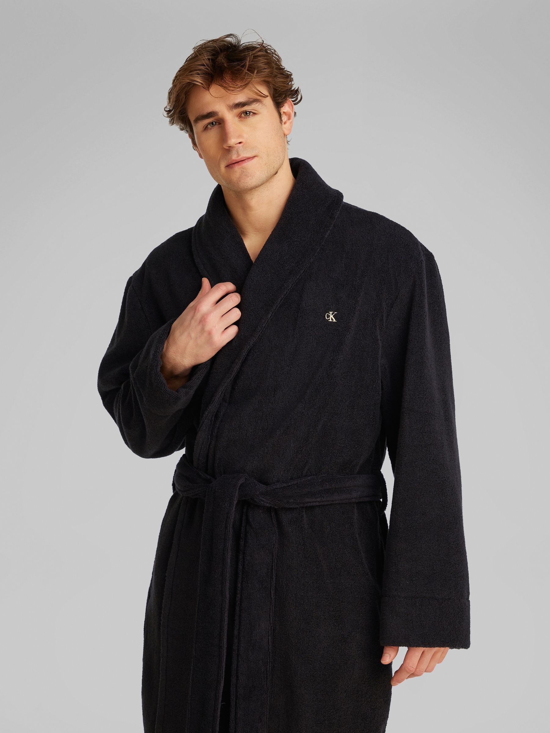 Calvin Klein 100% Cotton Terry Robe