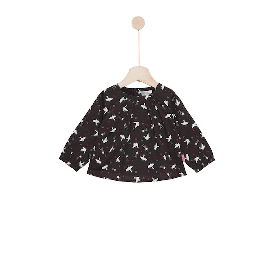 Tweet Cargo Blouse manches longues   Birds Tweet        de               Nano & nanette