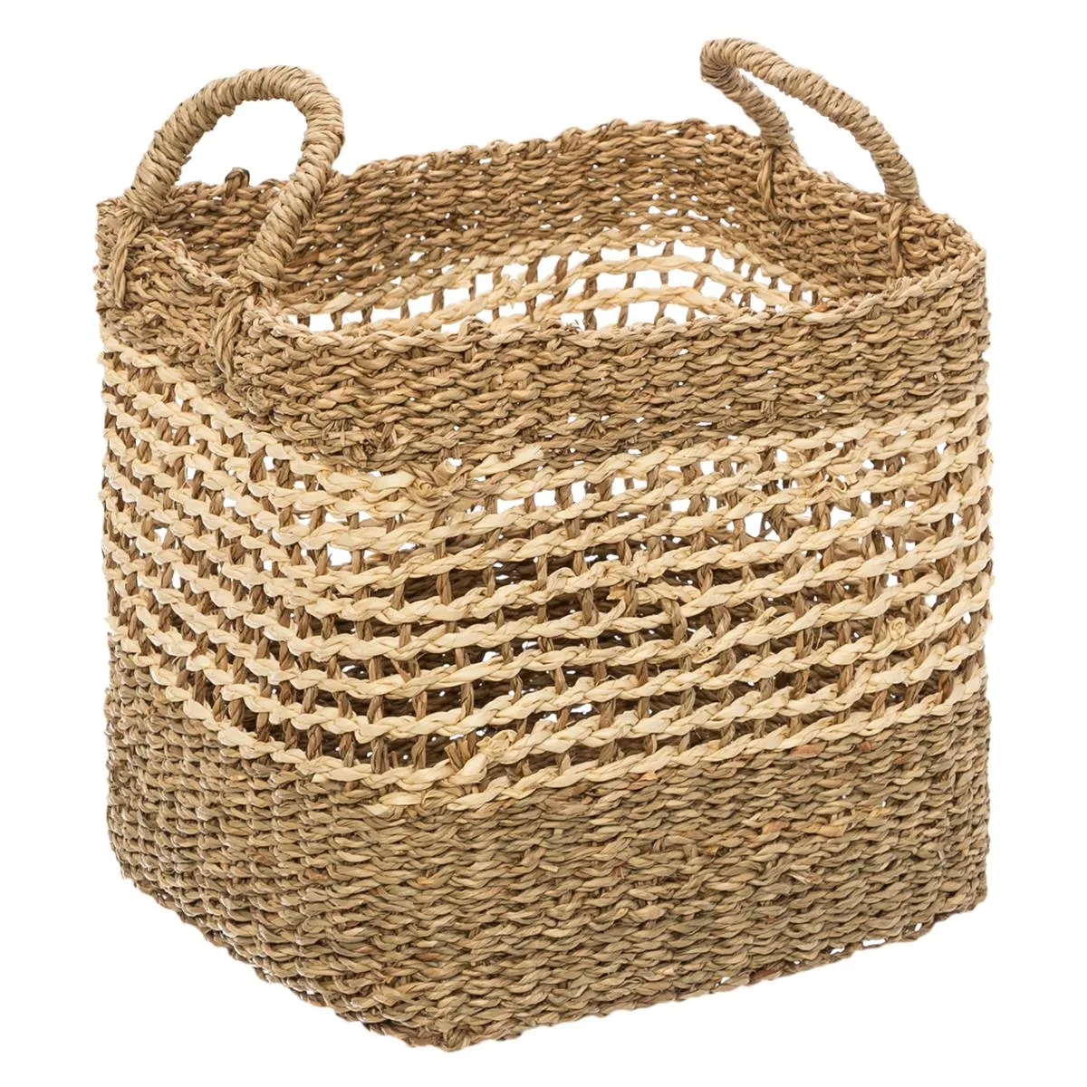 Atmosphera, Createur D'Interieur Atmosphera Panier Carré Ajouré - Marron