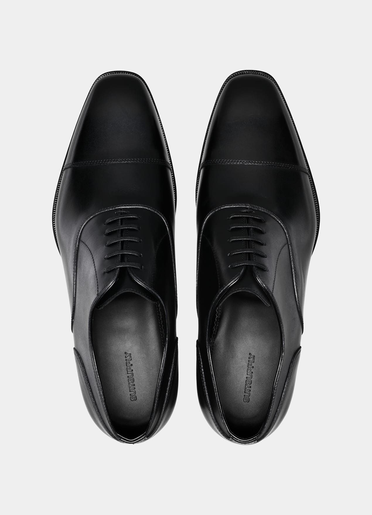 Richelieus noires - Fabrication italienne