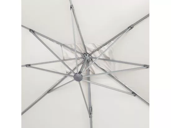 Parasol jardin déporté alu 