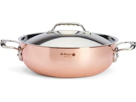 de Buyer Prima Matera, 5 L, Kobberfarve, Kobber, Rustfrit stål, Rustfrit stål, Rustfrit stål, 27,9 cm