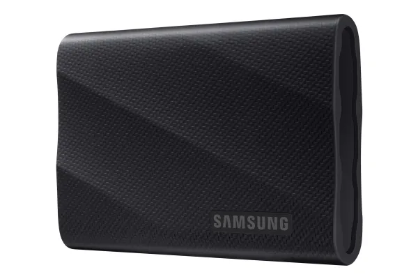 Samsung T9 MU-PG4T0B - SSD - krypteret - 4 TB - ekstern (bærbar) - USB 3.2 Gen 2x2 (USB-C stikforbindelse) - 256-bit AES - sort
