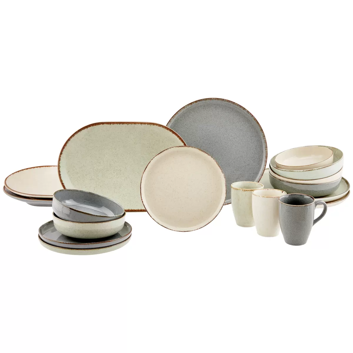 Dessertteller Sonoro James Wood Blau