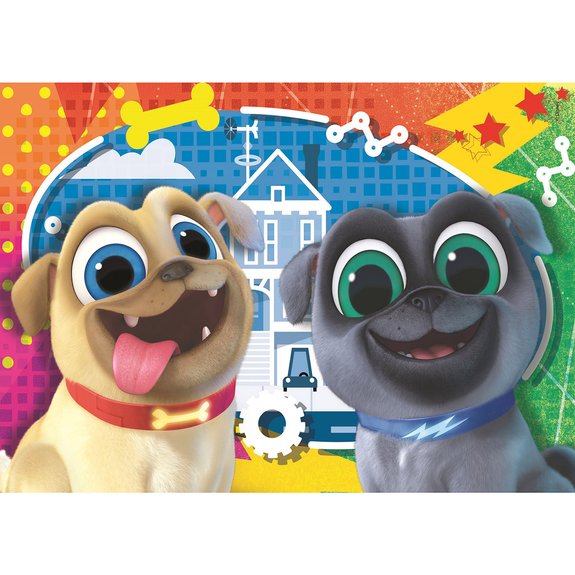 Clementoni - Puzzle SuperColor 2x20 pièces - Puppy Dog Pals