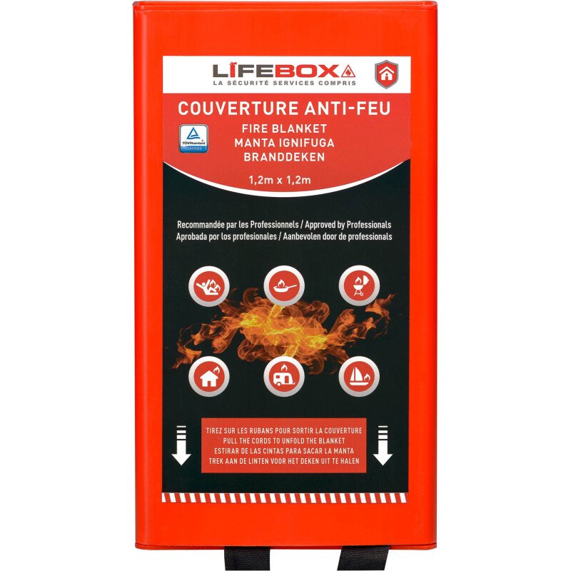 Couverture Anti-Feu - 1,2 m x 1,2 m