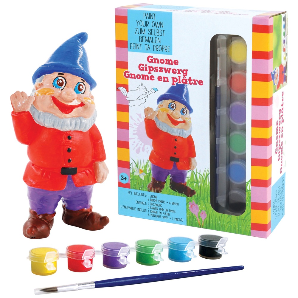 Bemal deinen eigenen Gartenzwerg