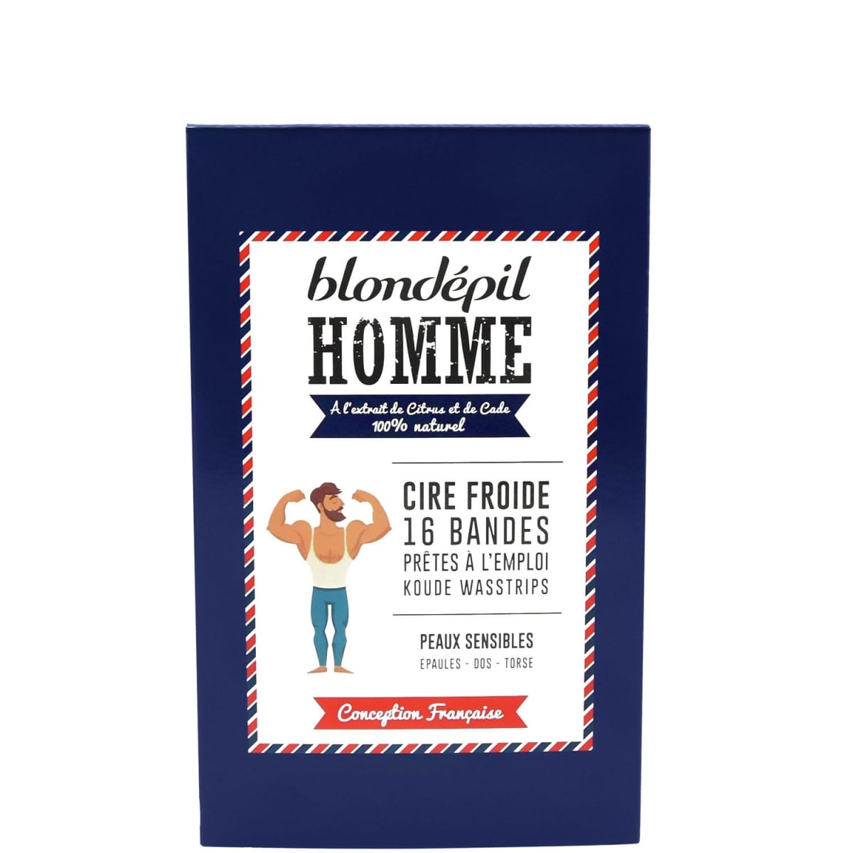 Blondépil Homme Blondépil Homme Cire Froide 16 Bandes