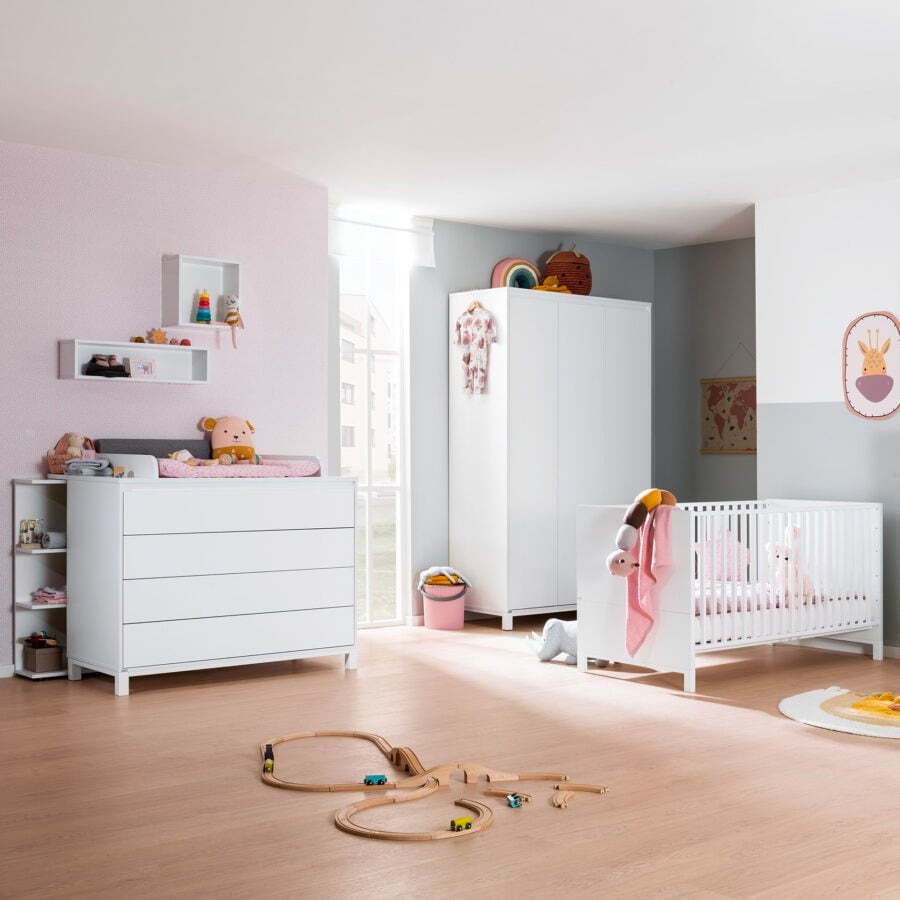 PAIDI Babybett OLLI 70 x 140 cm weiß