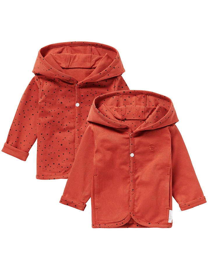 Wende-Kapuzenjacke BONNY in spicy ginger