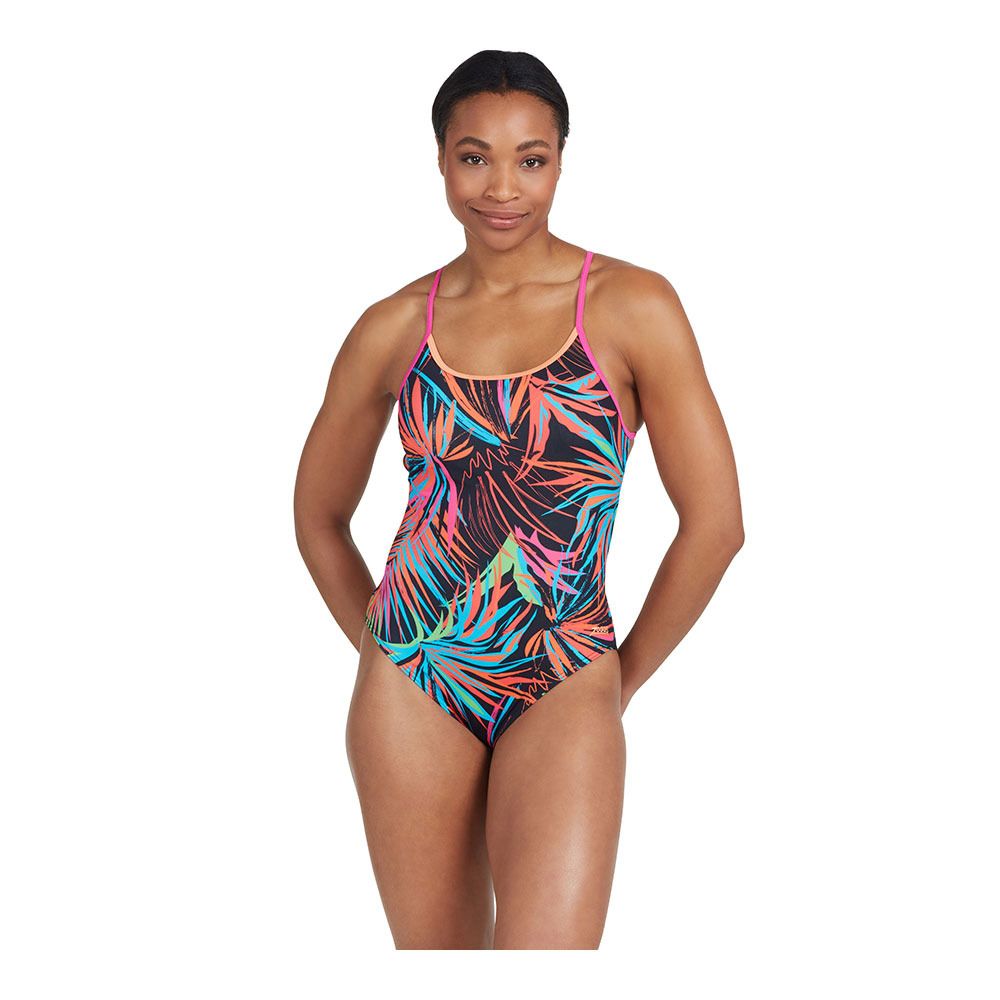 Zoggs STARBACK - Maillot de bain 1 pièce Femme maya print