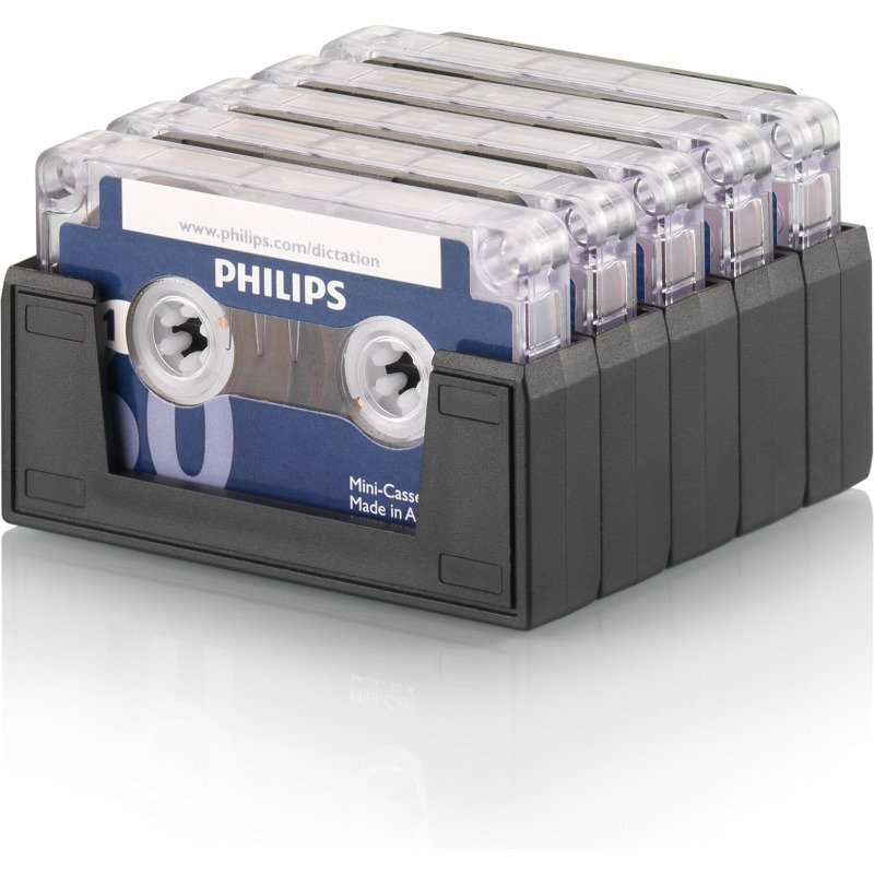 Boîte 10 mini cassettes Philips 2x15 minutes