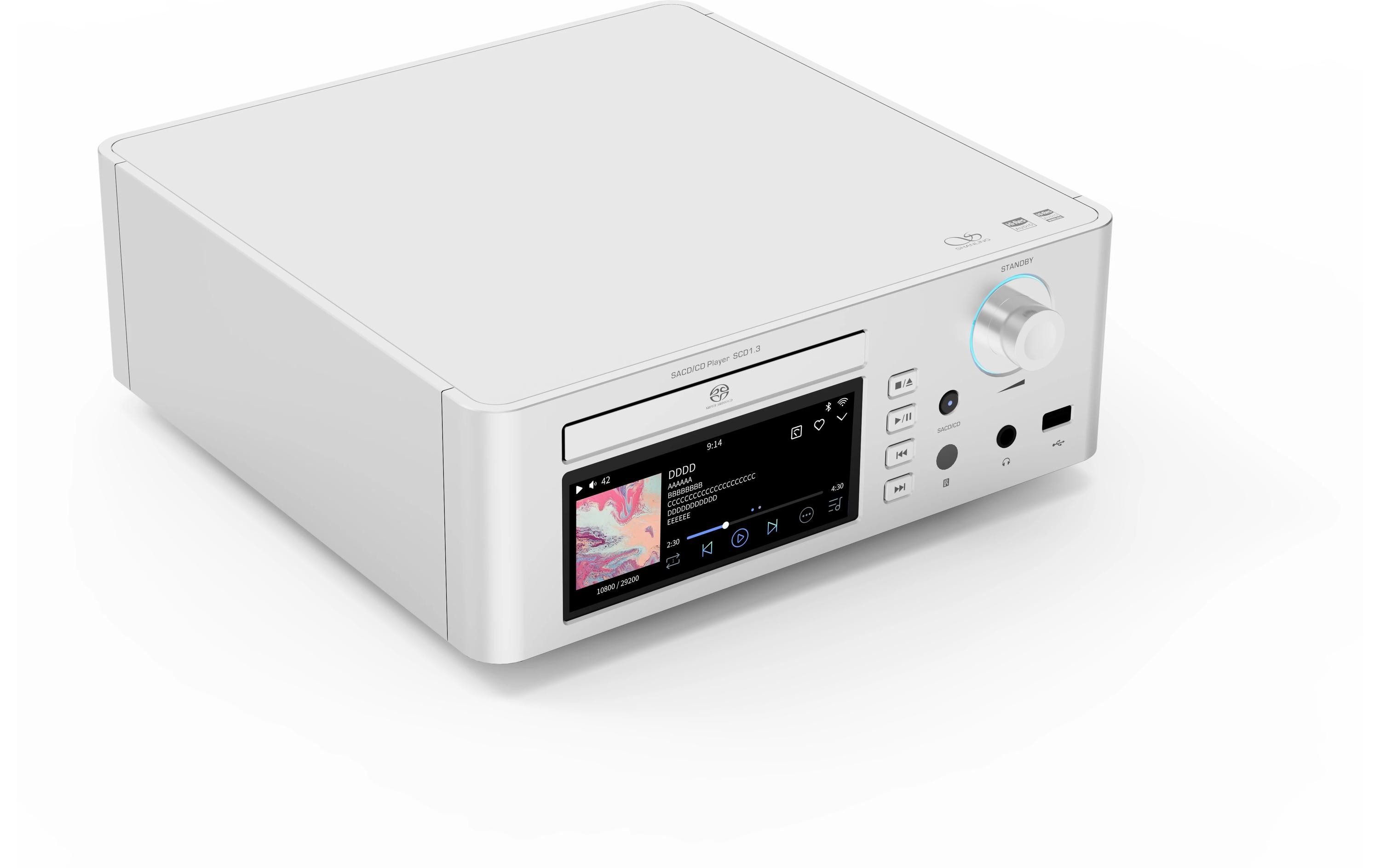 CD-Player SCD1.3 Silber<br>SACD/CD-Spieler mit Bluetooth und WiFi