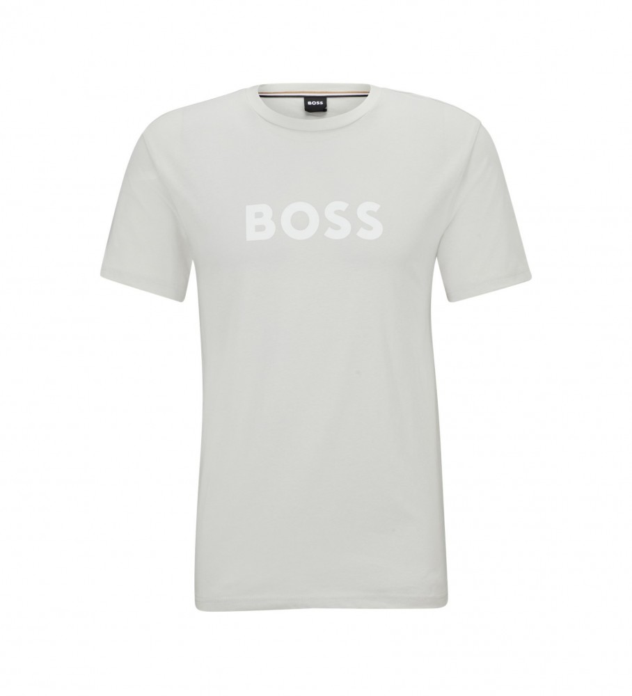 Camiseta BOSS bege com logo