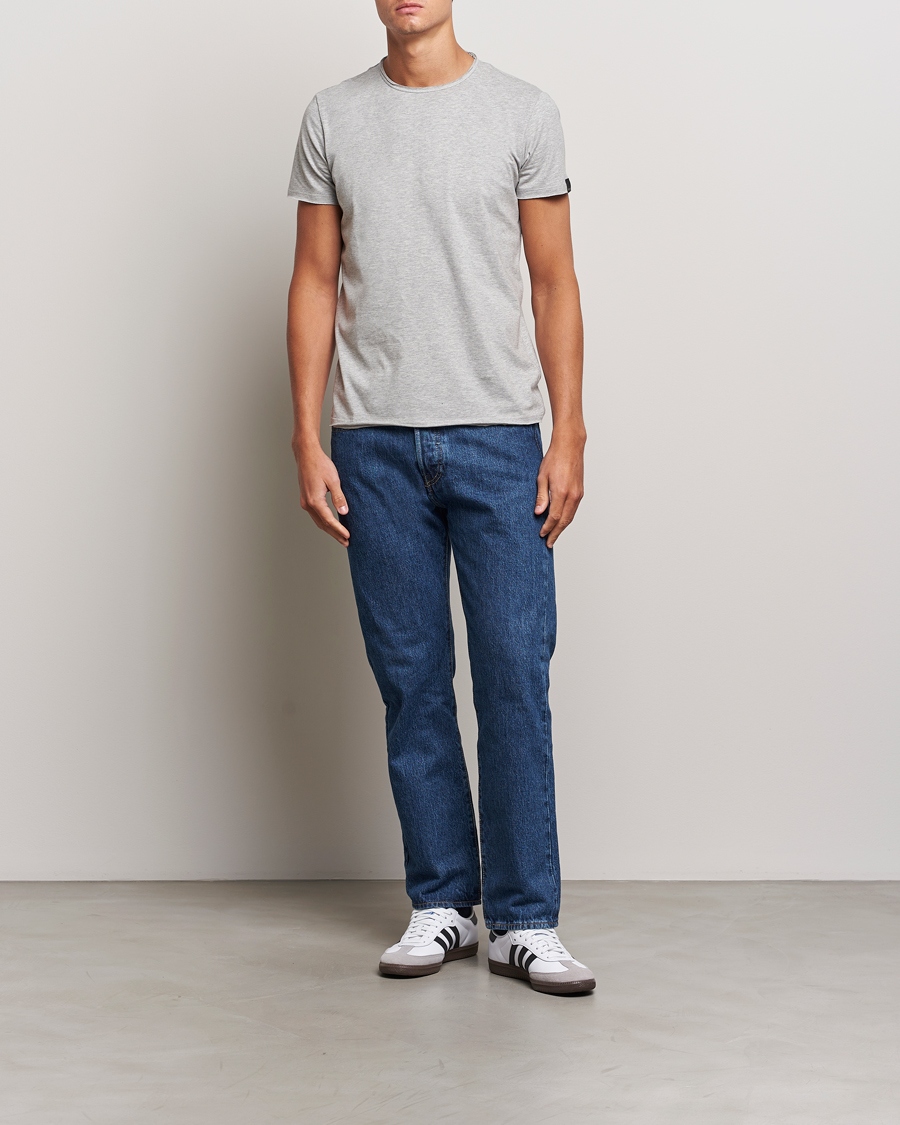 Replay Crew Neck T-Shirt Light Grey Melange