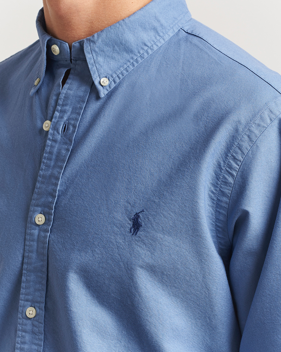Polo Ralph Lauren Custom Fit Oxford Shirt Bastille Blue