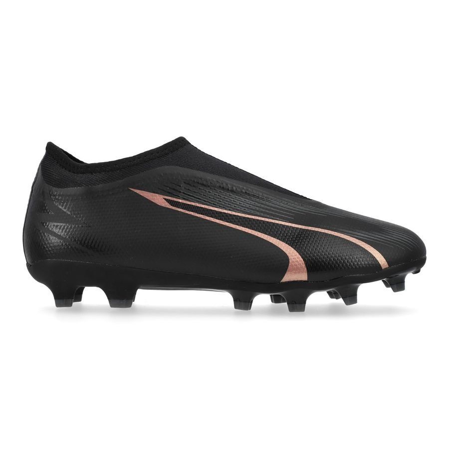 PUMA Ultra Match   Laceless FG/AG Eclipse - Noir/Copper Rose Enfant