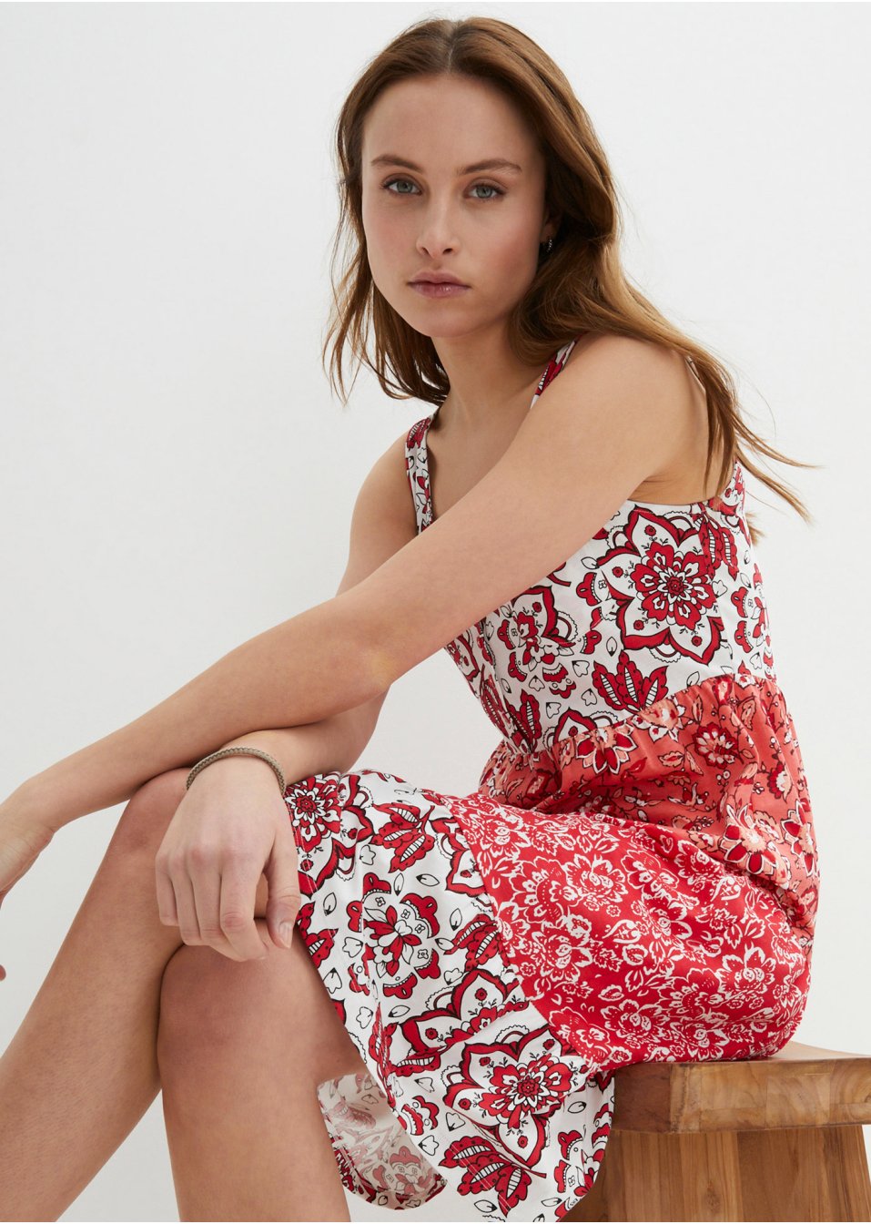 Robe courte en jersey coton