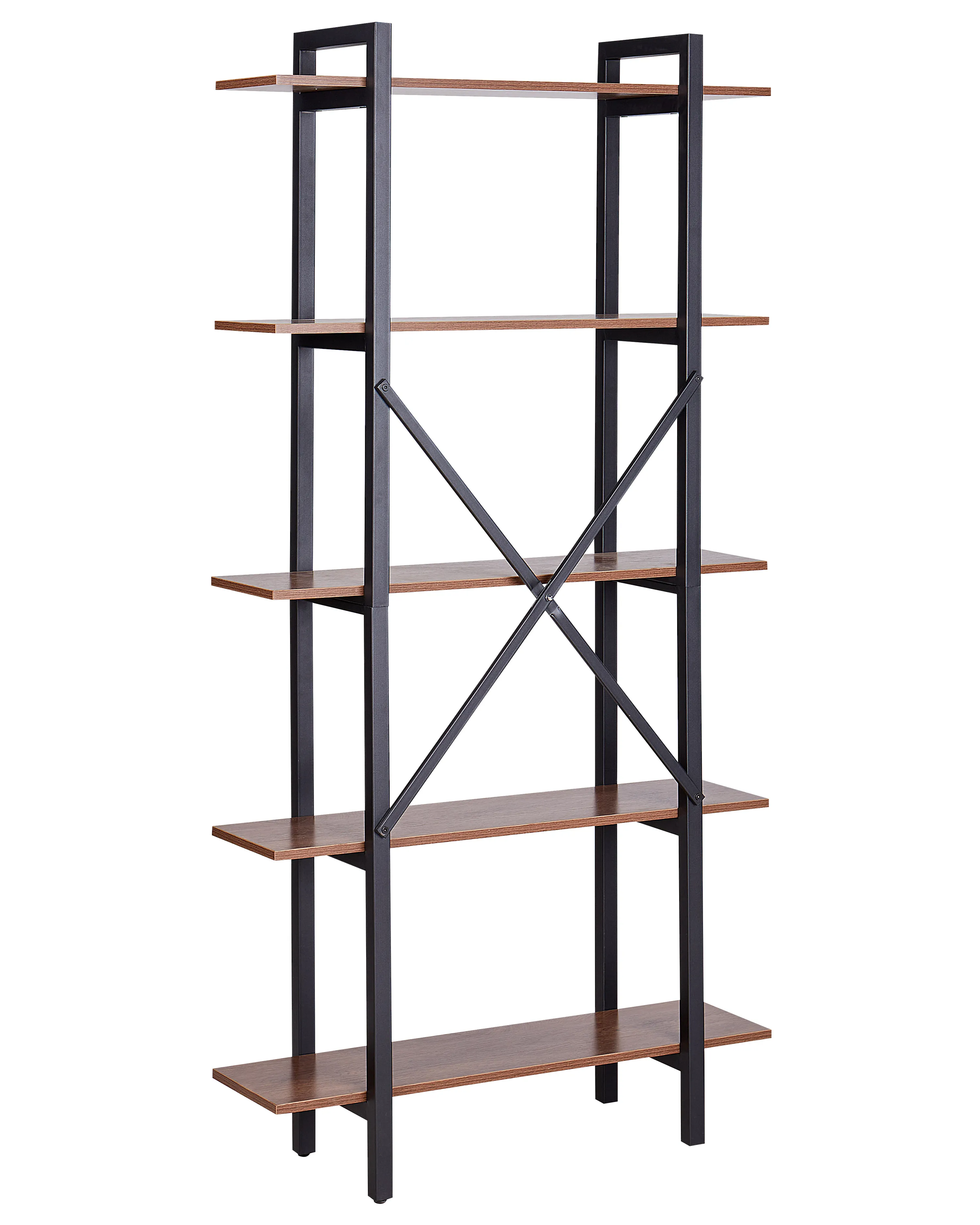 Opbergkast met 5 planken DARBY 180 cm Donkerbruin