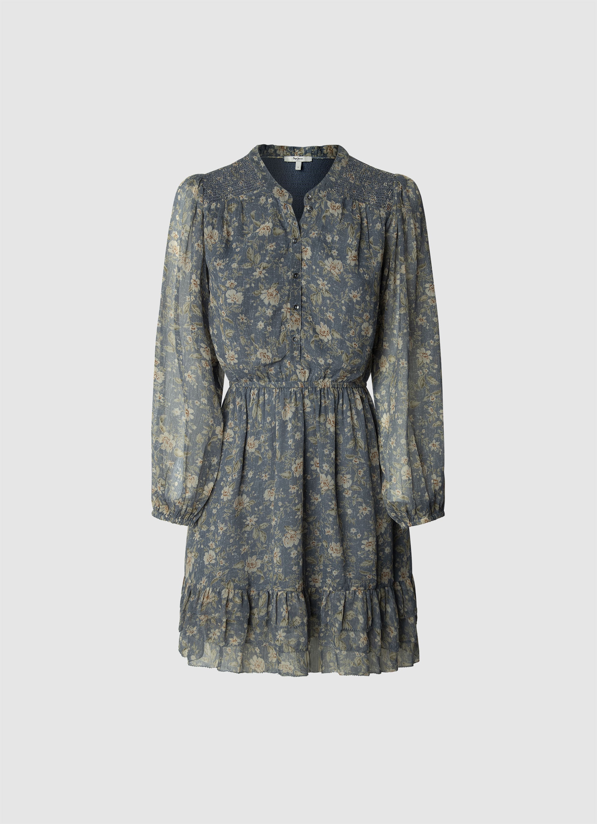 Pepe Jeans Blusenkleid »LONDYN DRESS« tailliert, mit elastischem Bündchen