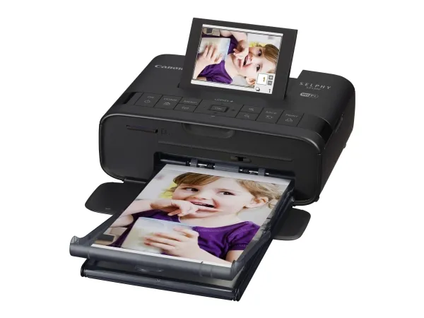 Canon SELPHY CP1300 - Printer - farve - farvesublimering - 148 x 100 mm op til 0.78 min./side (farve) - USB, USB vært, Wi-Fi - sort - (Blæk og papir sælges separat)