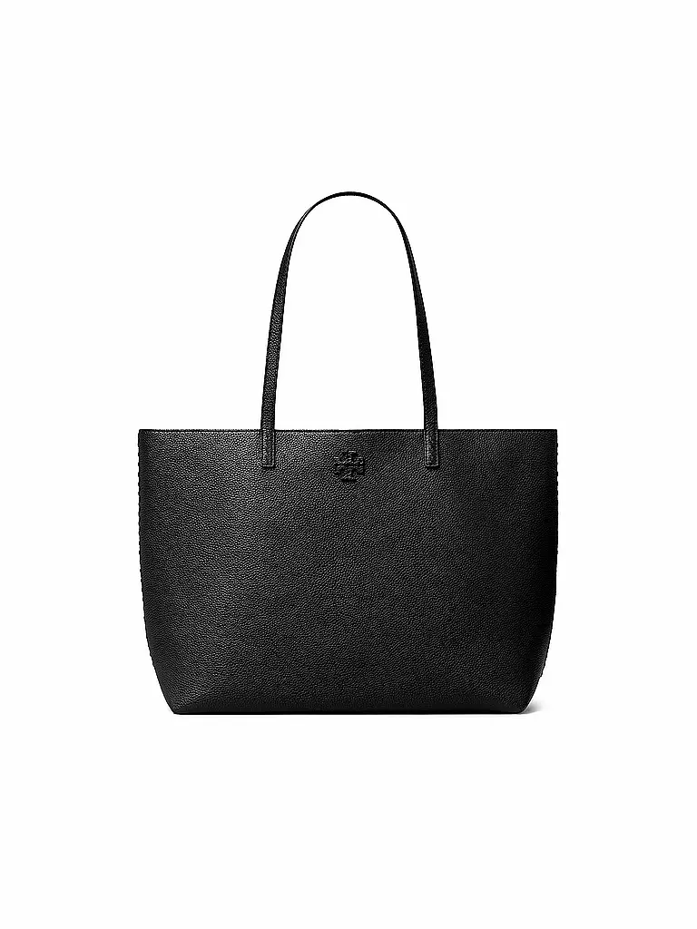 TORY BURCH Ledertasche - Shopper McGRAW TOTE schwarz