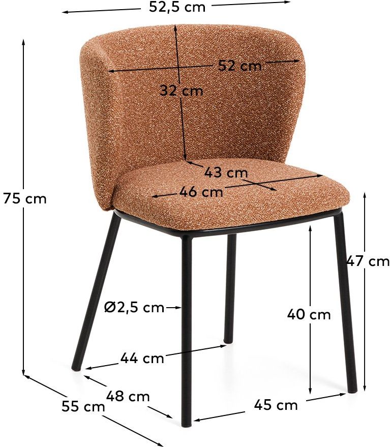 Kave Home   Ciselia Eetkamerstoel