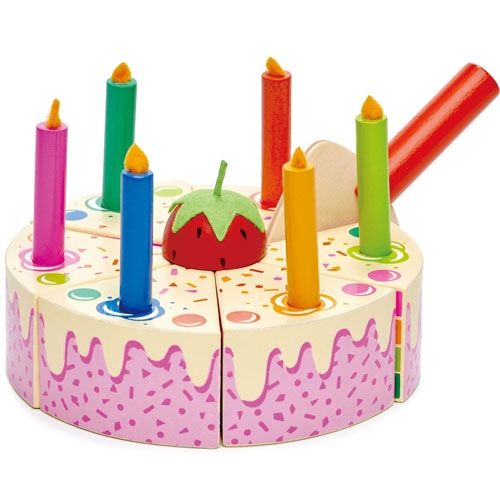 Tender leaf toys verjaardagstaart regenboog