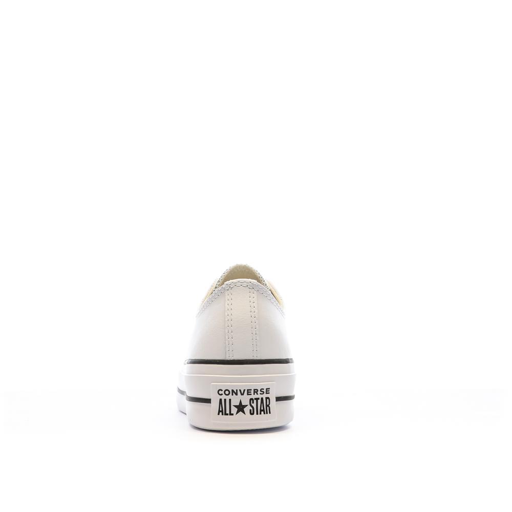 Converse All Star Baskets Blanches à Plateforme Femme Converse