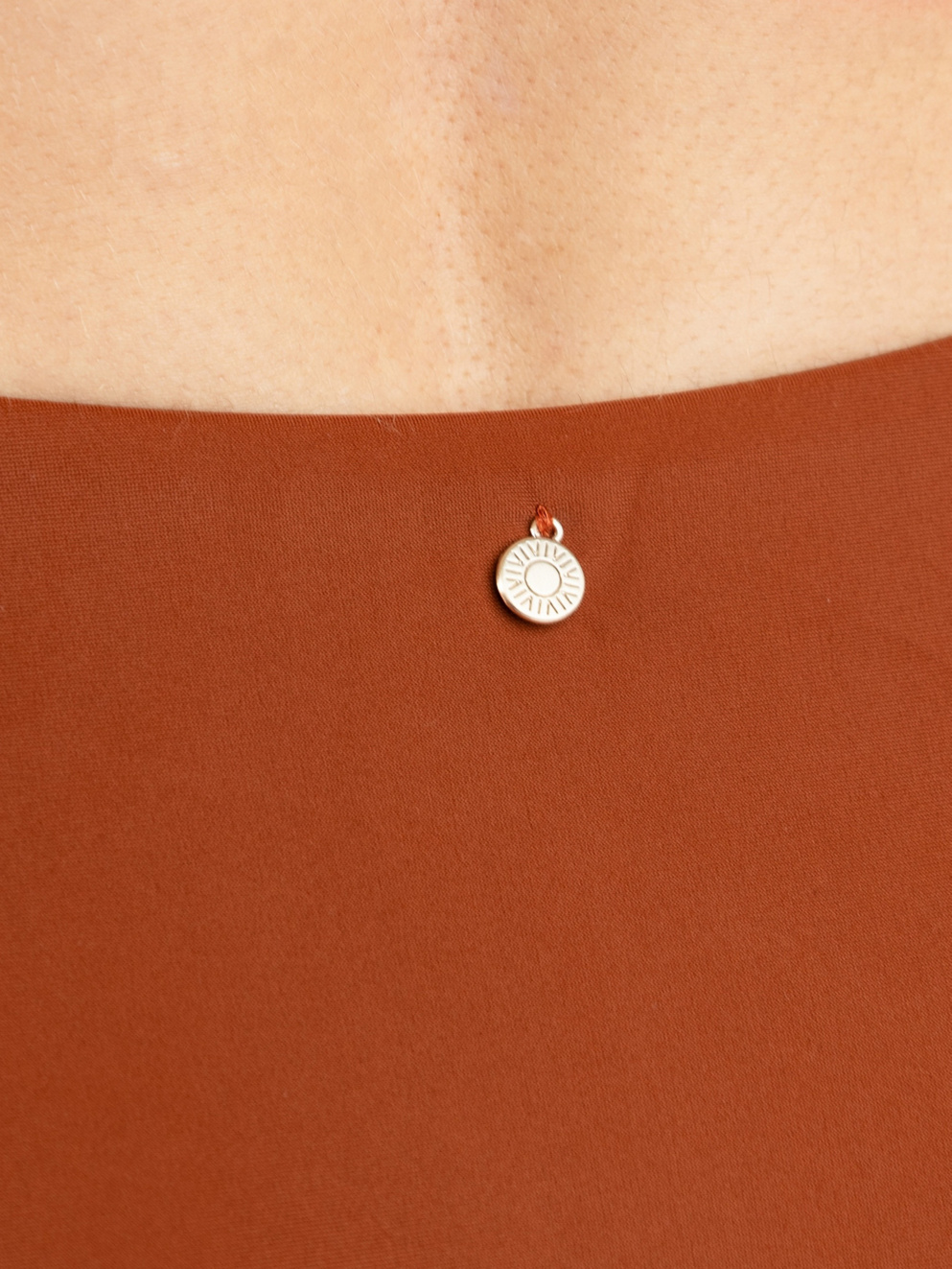 Rhythm Classic Crop Bikini Top rust