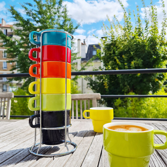 Tour de tasses Cappucino - Café Cino