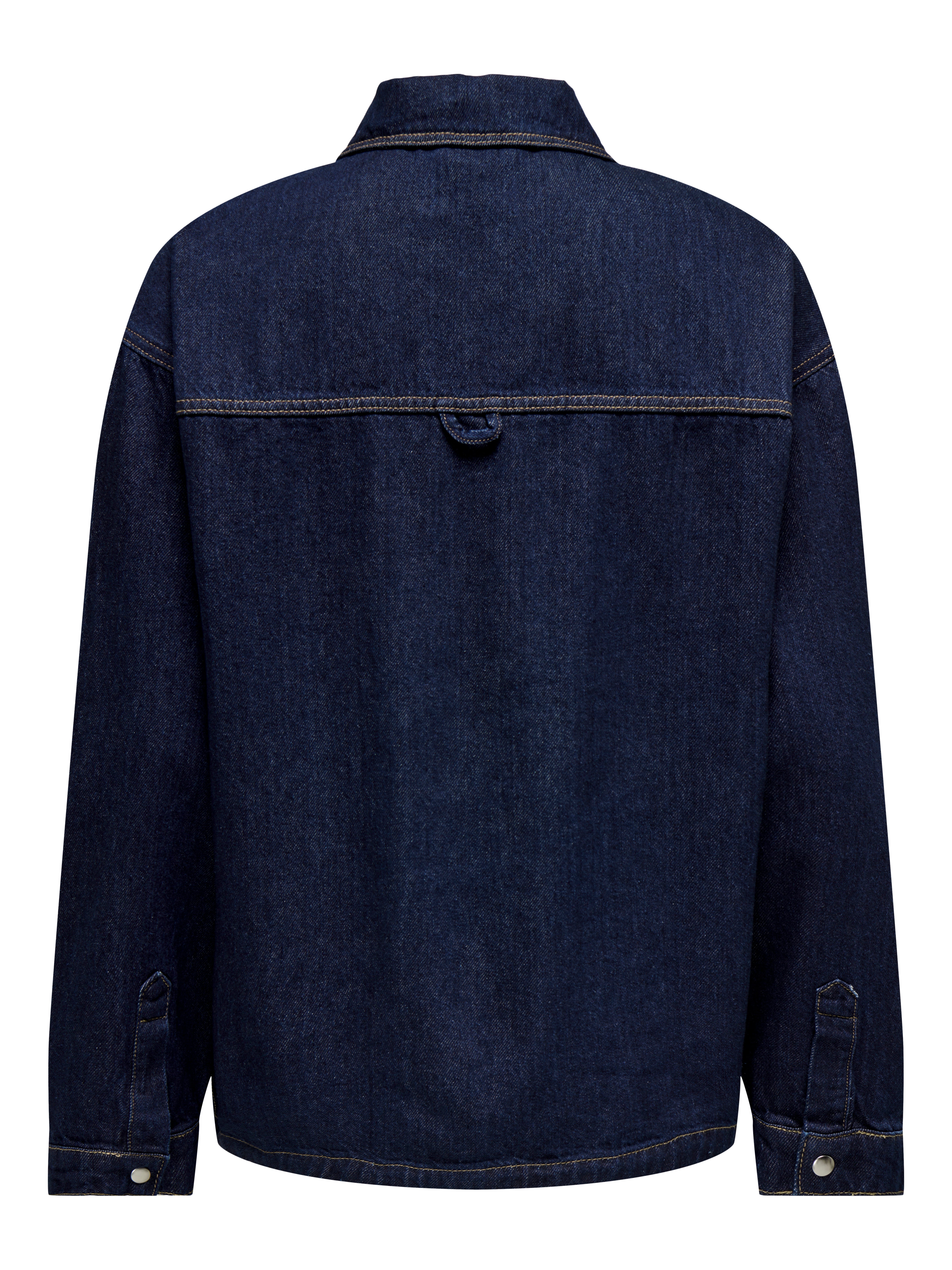 ONLEMMIE Jeanshemd Dark Blue Denim