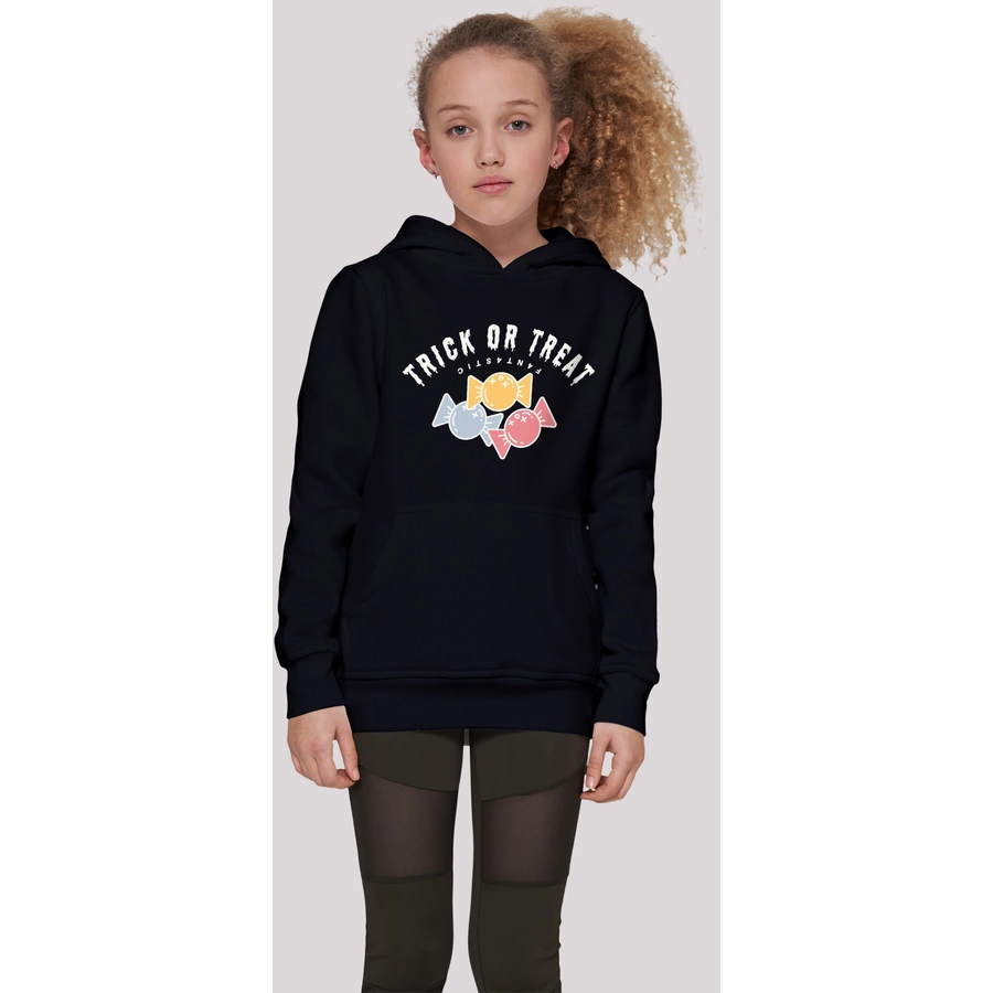 F4NT4STIC Hoodie Trick Or Treat Halloween schwarz