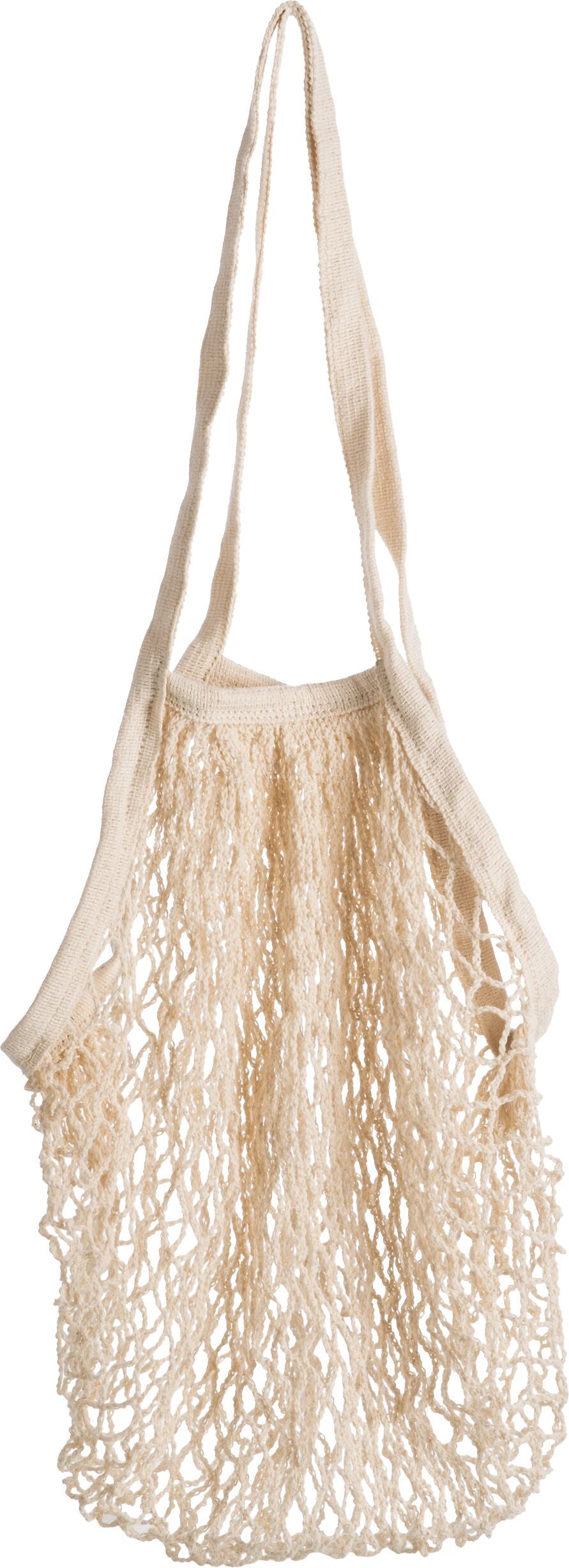 NET Netztasche - Beige / B: 37.0 cm x T: 37.0 cm x H: 65.0 cm