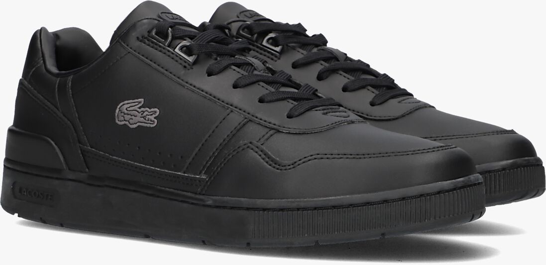 LACOSTE zwarte lacoste lage sneakers t-clip