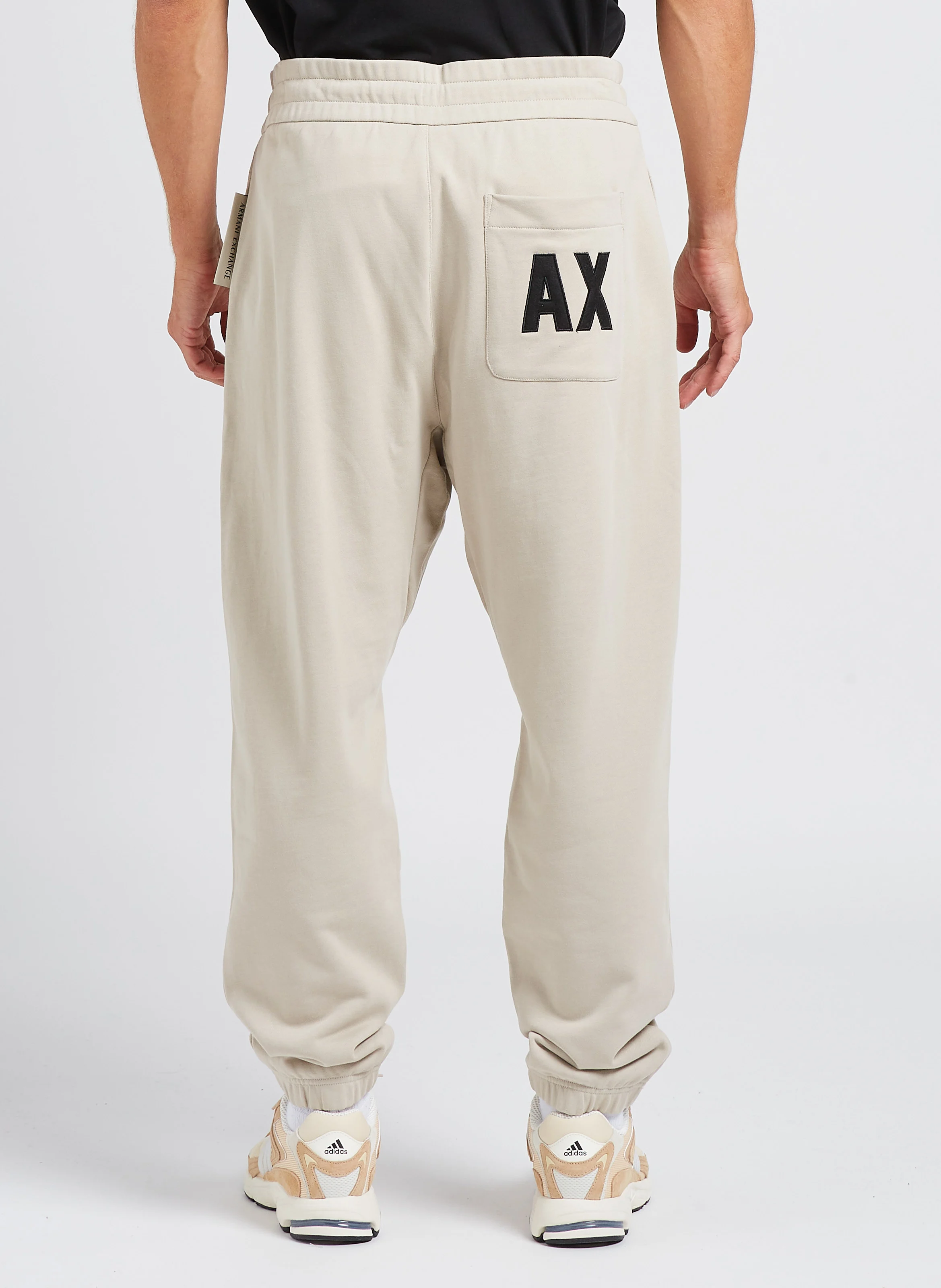 Jogging large en coton | Beige