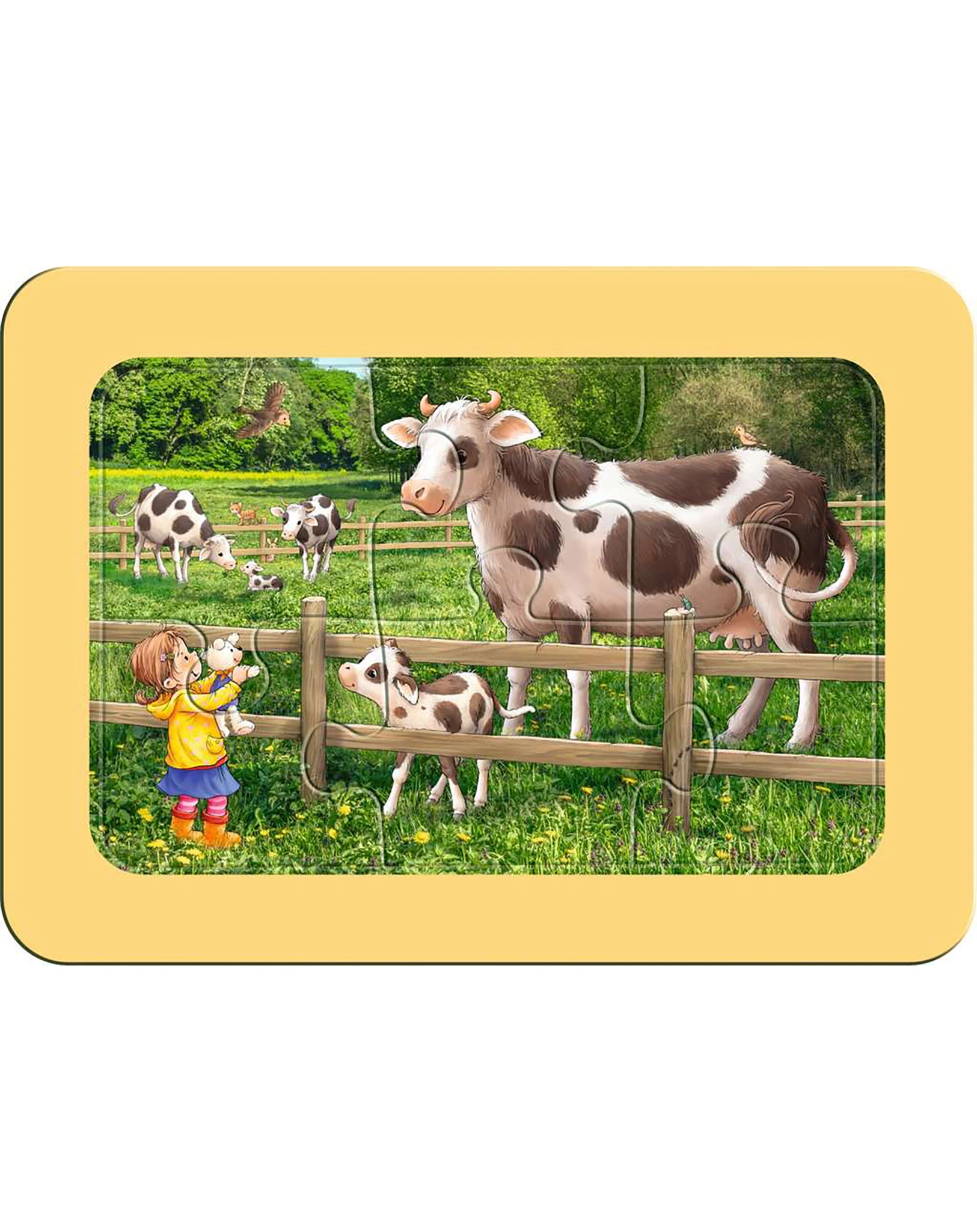 Rahmenpuzzle MY FIRST PUZZLE – LOTTA AUF DEM BAUERNHOF 3x6-teilig
