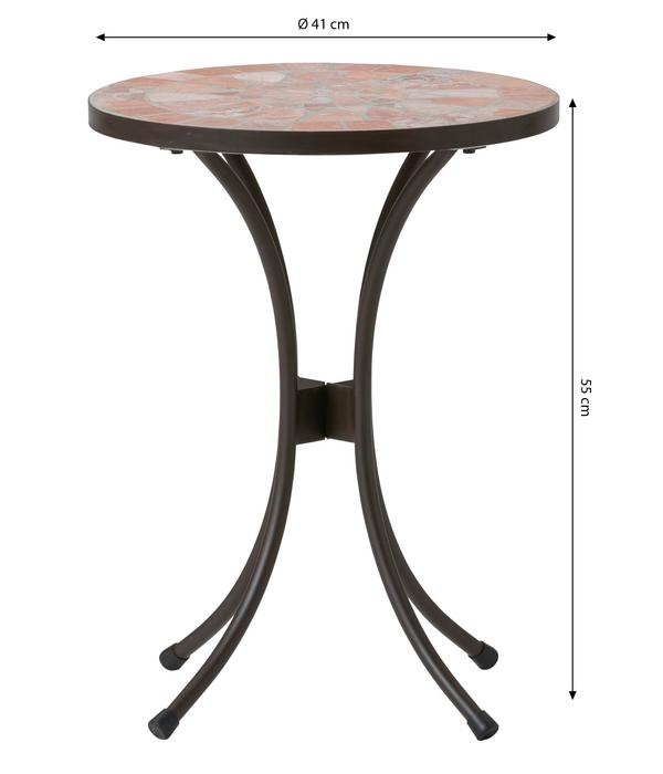 Dehner Blumenhocker Chiara, terra-rosé
