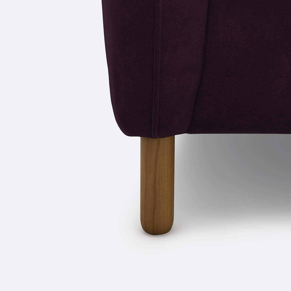 LA REDOUTE INTERIEURS<br>Sofá conversível de veludo, 4 lugares, Loméo