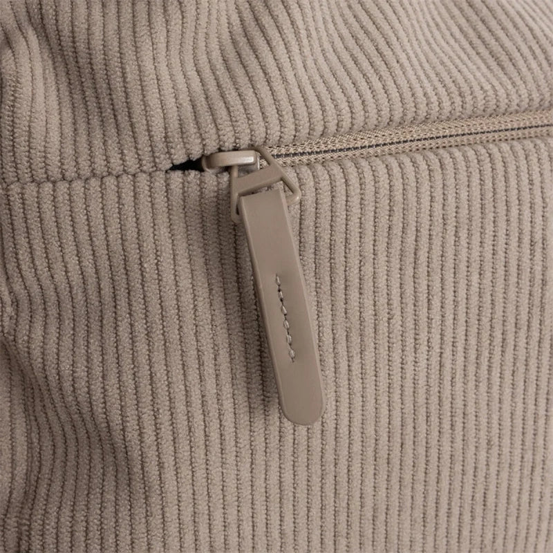 New Rebel Schoudertas Ribstof Taupe