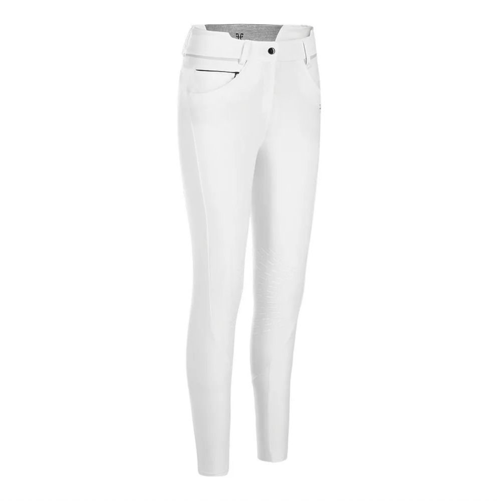Horse Pilot X-DESIGN - Pantalon siliconé Femme white/grey