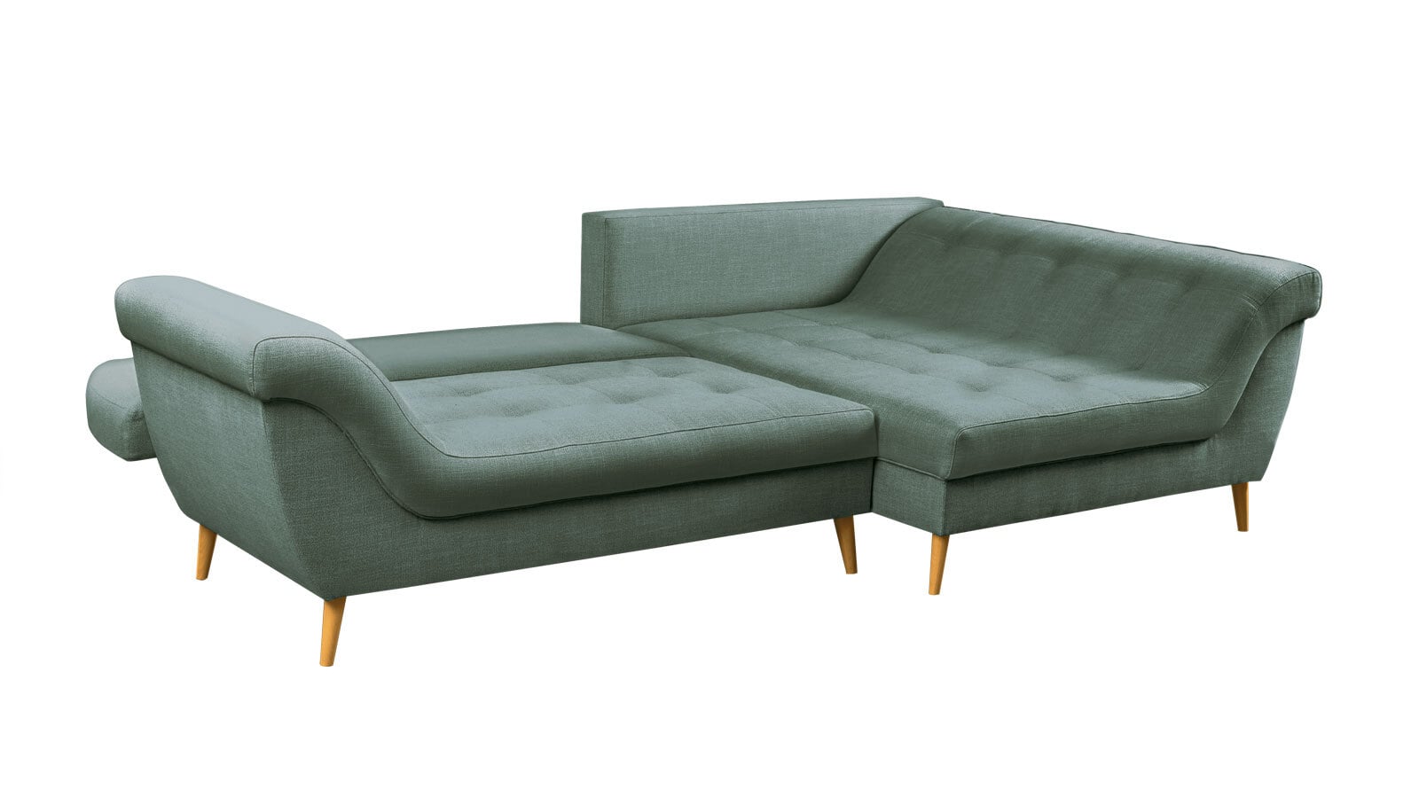 Ecksofa ANDERSON 315 x 175 cm olivgrün