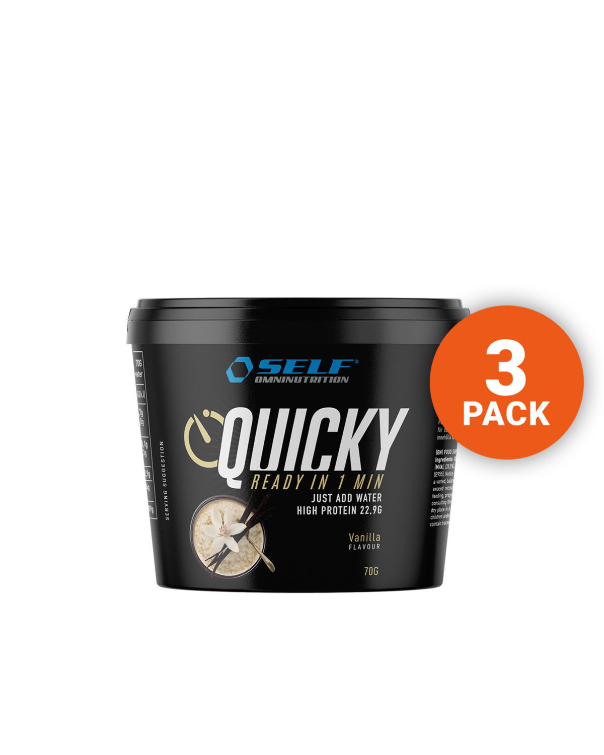 Quicky meal Vanilla 3x70g