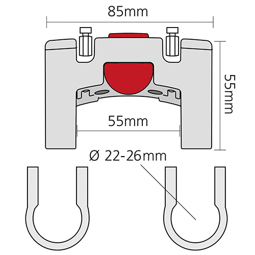 klickfix styrbeslag standard