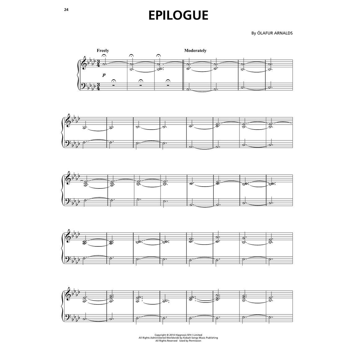 Hal Leonard Nomadland pianoboek