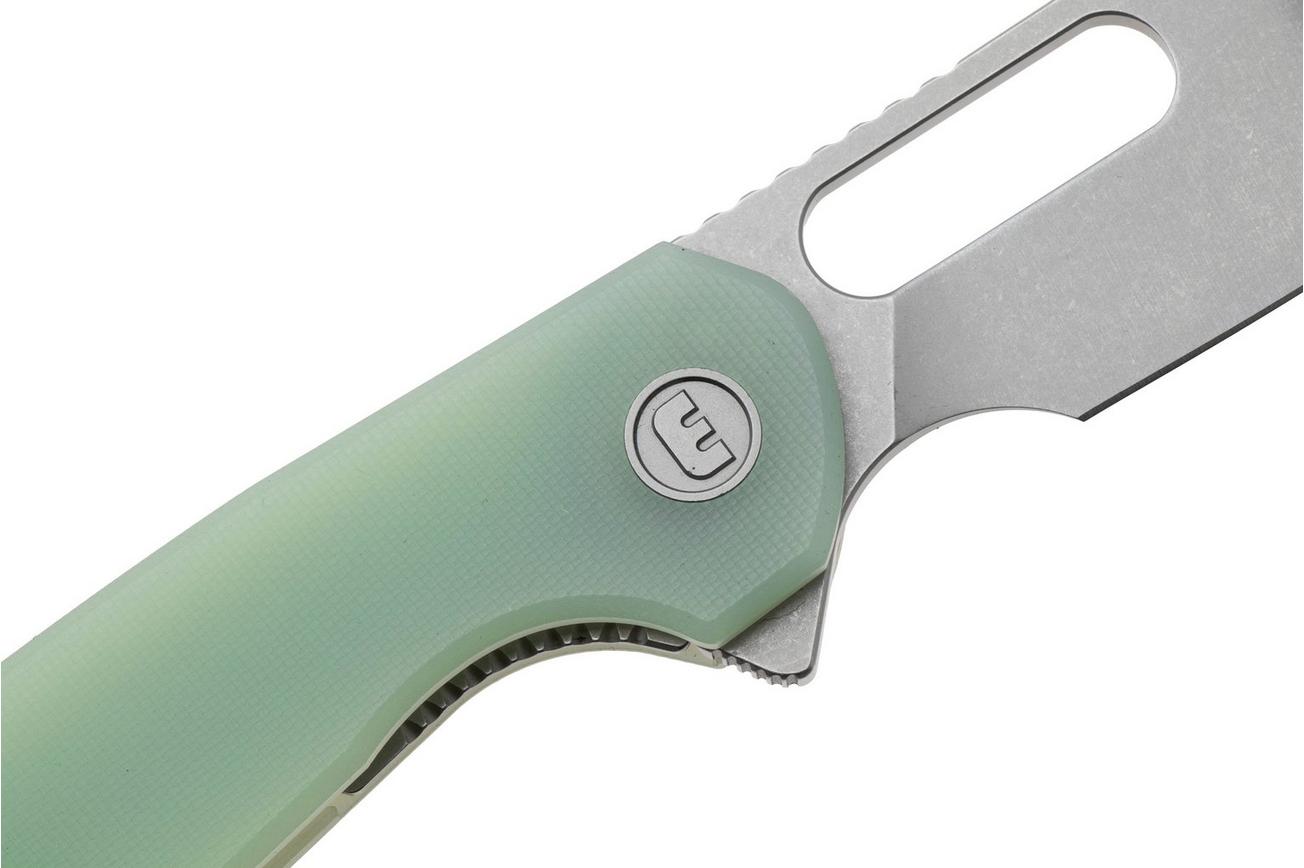 Eutektik Trinity TRI-JSW-L Stonewashed 14C28N, Jade G10, linkshandig zakmes