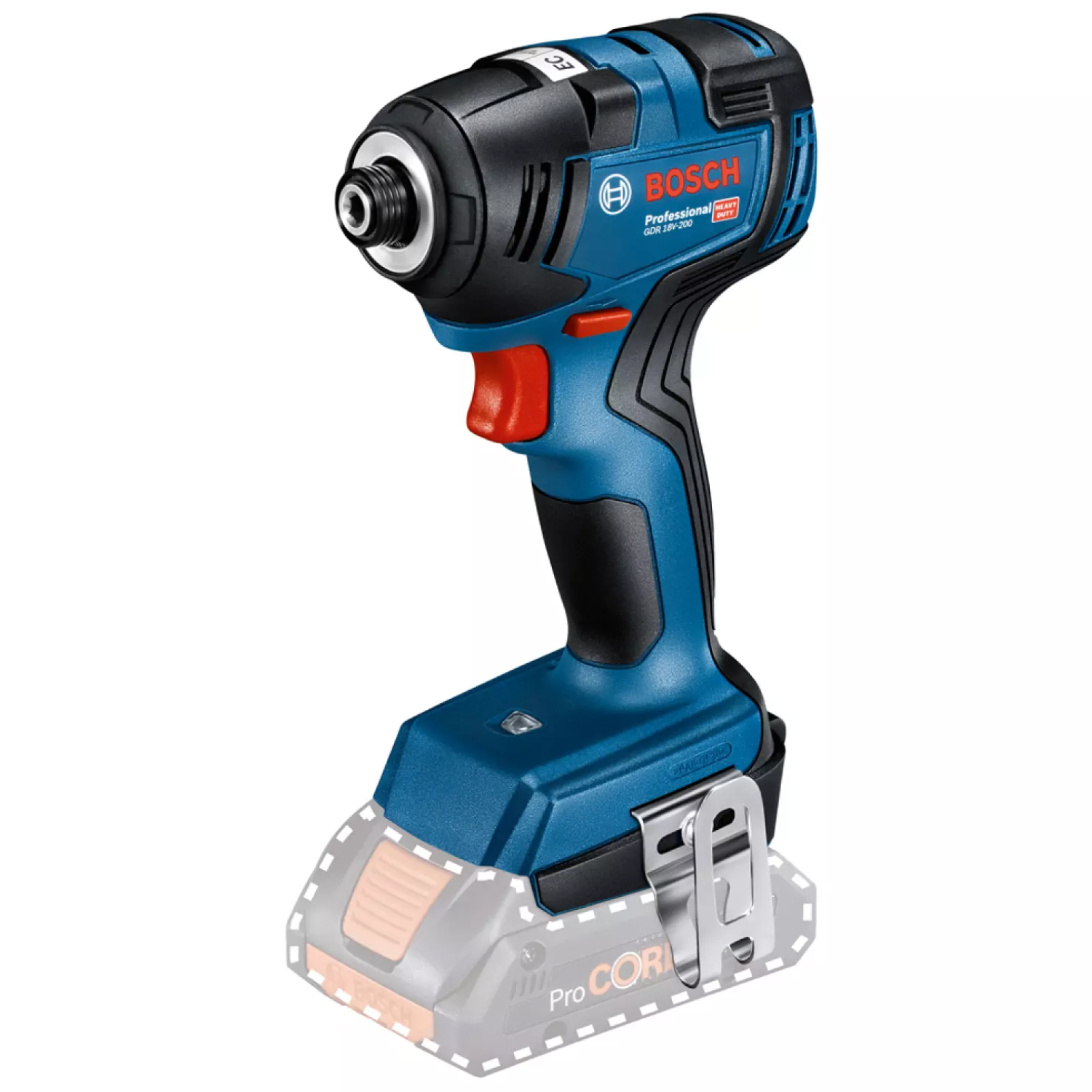 Bosch GDR 18V-200   GSR 18V-55  Li-ion Accu Combiset (2x 4.0Ah accu) in L-Case